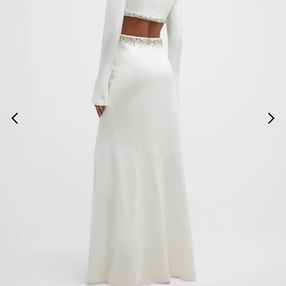 A.L.C. Trina Gown in White Size 6 - Picture 7 of 8